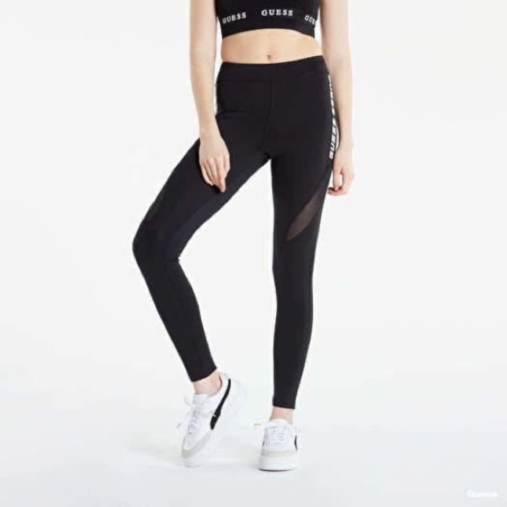 Guess Black with Mesh active Leggings